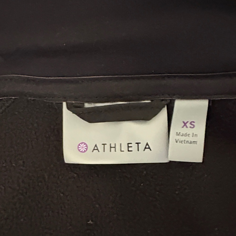Athleta Cya Stronger Hooded Jacket ~ Size XS ~ Black - Picture 5 of 7